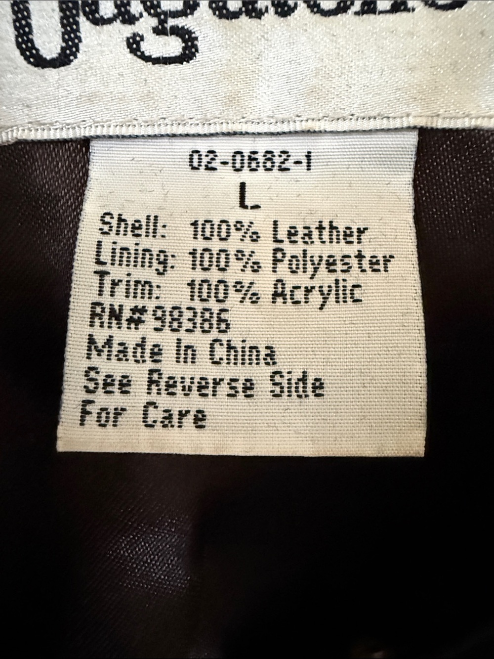 Lined Leather Bomber - Picture 4 of 4